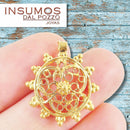 Pendiente Medalla Chandelier Bizantino