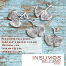 Pendiente Ginko Baño de Plata