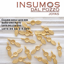 Pendiente Charm mini Hoja