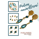 Mini Trillón Iolite R 6 mm Baño de Oro