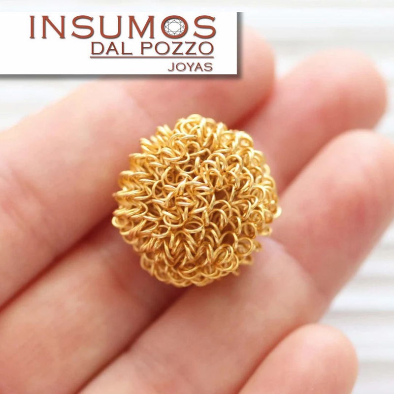 Pendiente Bola de Alambre