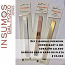 Set 2 Bandas Premium 6 mm IMPRESSART
