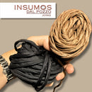 Cordón de Seda Grueso Café Latte por metro