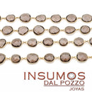 Topacio Fumé R Irregular 12 mm Baño Oro