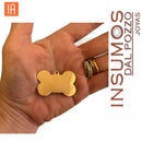 Placas Mascota 40 mm X 25 mm Bronce Premium Impressart