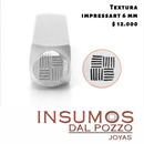 Cuño textura cuadrícula 6 mm Impressart