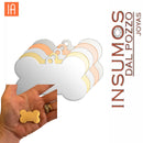 Placas Mascota 40 mm X 25 mm Bronce Premium Impressart