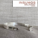 Banda Corazón Plata 950 Esclava 6 mm