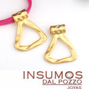 Conector deslizante triangular Oro Mate
