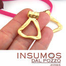 Conector deslizante triangular Oro Mate