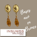 Par Base Aros Ovalo Rulette Bronce