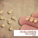 Mini Estrella XS Circón Pavé Baño de Oro