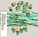 Punta Calcedonia Aqua R Baño Oro10x30 mm