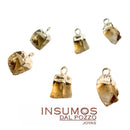 Mini Piedra Citrino R 7 mm Baño de Plata