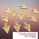 Pendiente Charm Tribal 9 Triangular