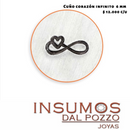 Cuño Corazón Infinito Impressart 6 MM