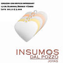 Corazon Con Orificio 1,2 cm Lote de 5