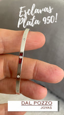 Banda Plata 950 Esclava 3 mm