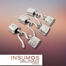 Broche Terminal Baño de Plata Mate