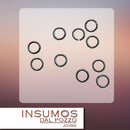 Argollas Abiertas 0,5 mm Baño de Plata Oxidada