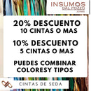 Cinta de Seda tipo 3 Burdeos