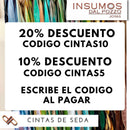 Cinta de Seda tipo 3 Burdeos
