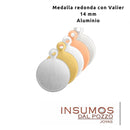 Medallas Lisas 14 mm IMPRESSART Aluminio