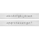 Abecedario Bridgette 3mm Impressart Minúsculas