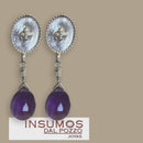 Par Base Aros Ovalo Rulette Plata 950
