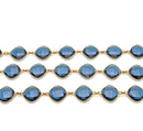 Rombo Iolite R 15 mm Baño de Oro