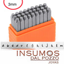 Abecedario Bridgette 3mm Impressart Minúsculas